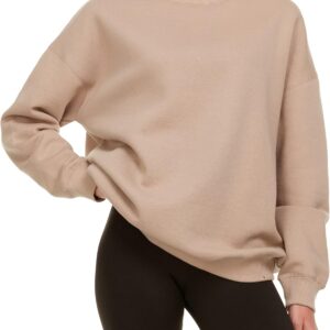 Oversized Sweatshirt for Women – Crewneck Fleece Pullover Sweatshirt Plus Size Included
